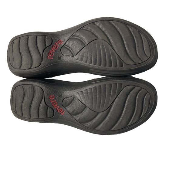 Revere Women's Como Back Strap Sandals Gold Wash size 5 MINT - Picture 9 of 9